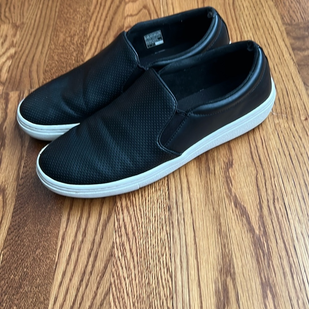 Leather Slip-on Sneakers